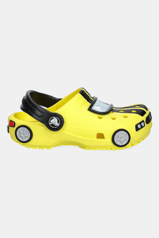 Классические шлепанцы IAM RACE CAR CLOG для детей Crocs, желтый — фото 2