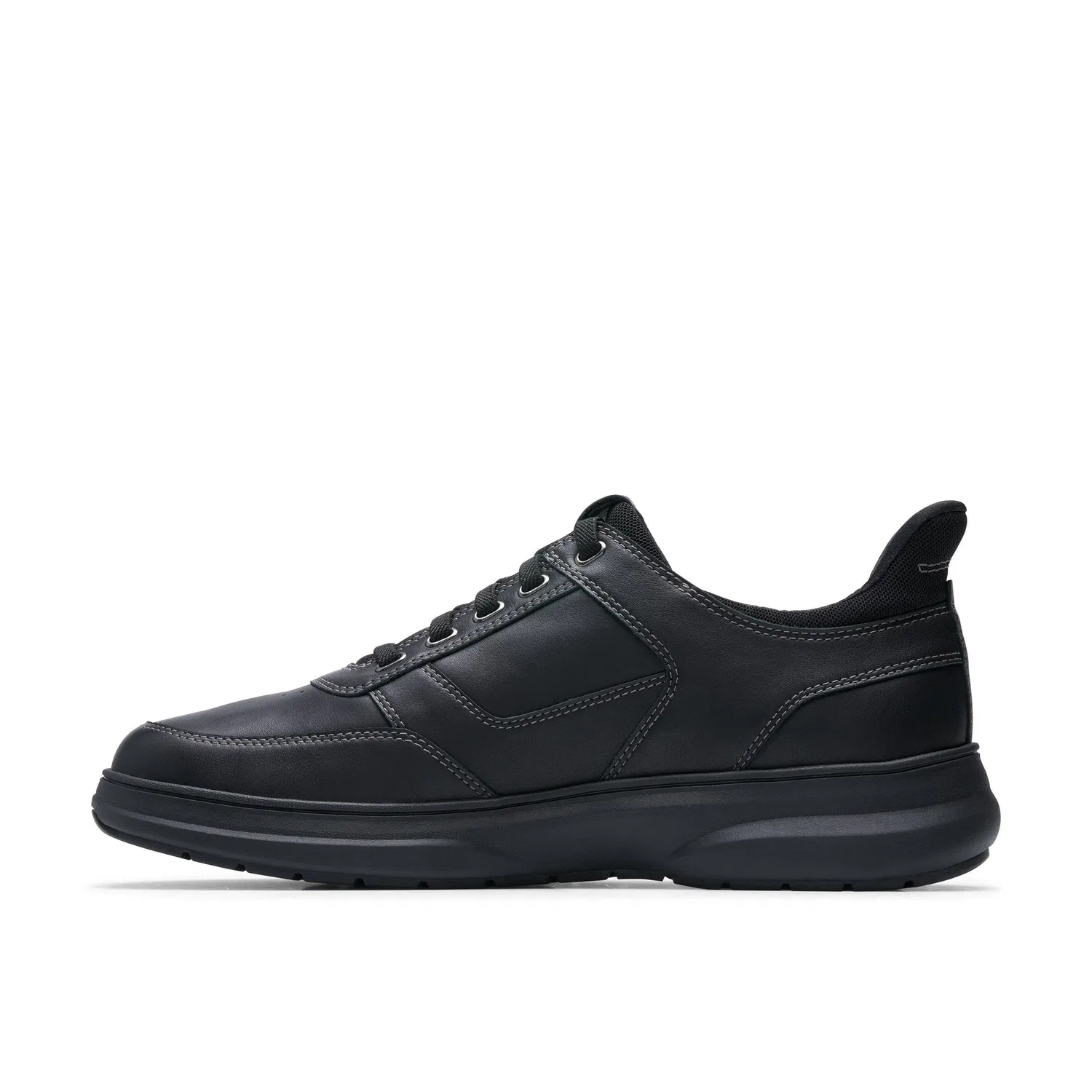 Кожаные кроссовки Mullan Easy Clarks, черный — фото 2