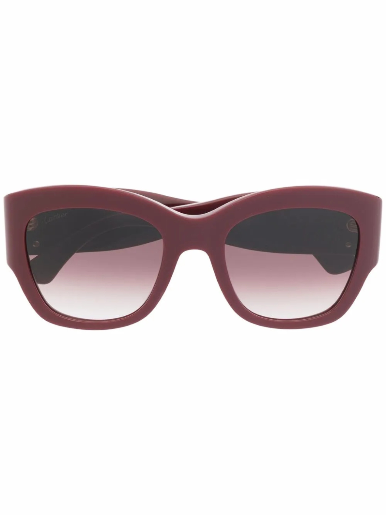 

Cartier Eyewear солнцезащитные очки в оправе 'кошачий глаз', красный