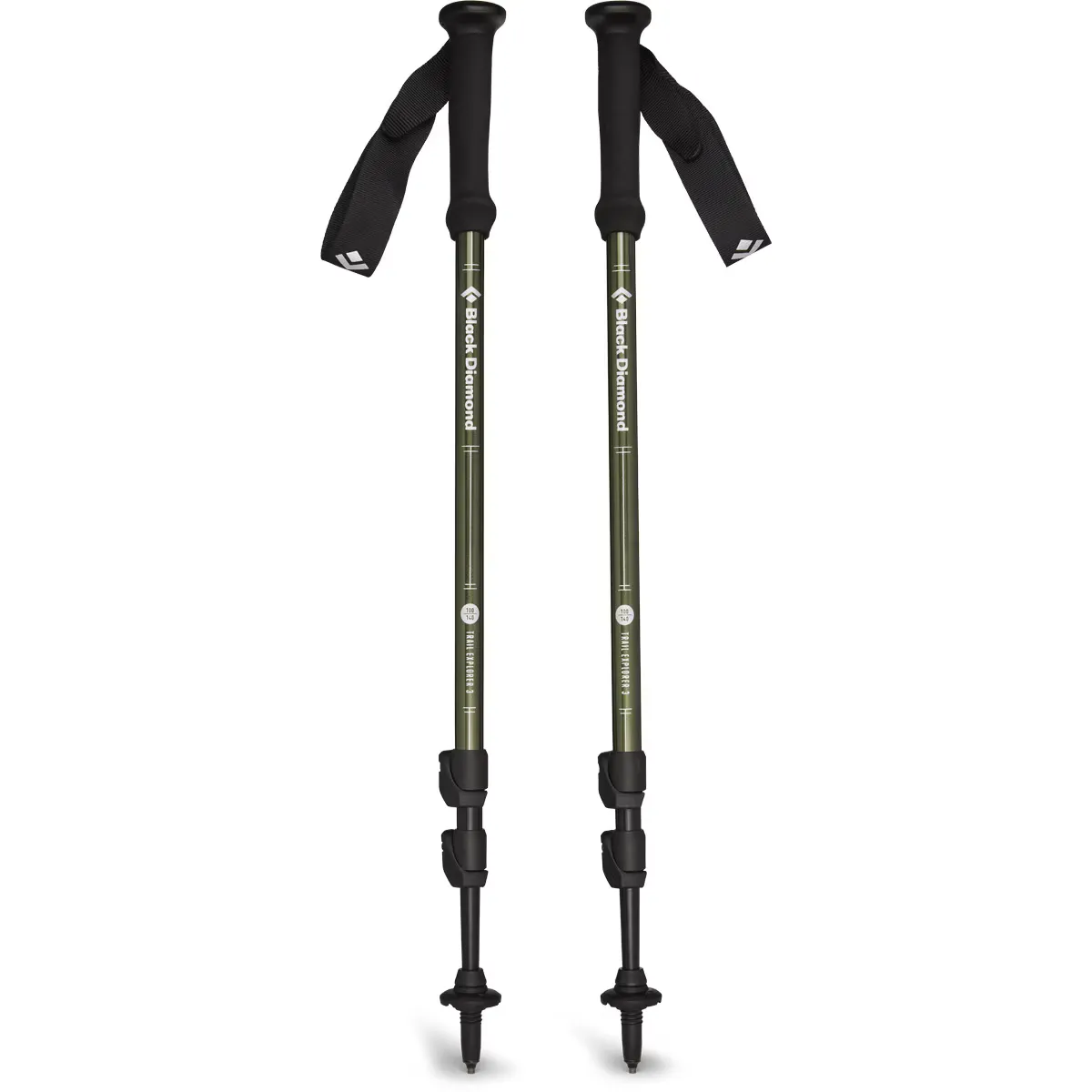 

Палки для треккинга Explorer 3 Black Diamond Mountain Poles, зеленый