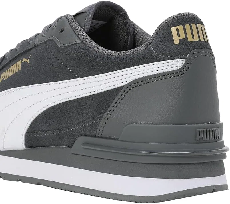 Кроссовки Puma Unisex St Runner V4 SD, 02 Cool Dark Gray White Gold — фото 4