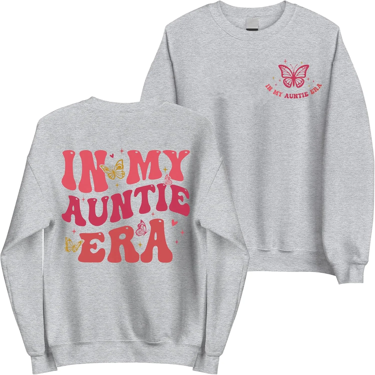 

Свитшот My Auntie Era с двусторонним принтом Groovy Graphic MadalenStore