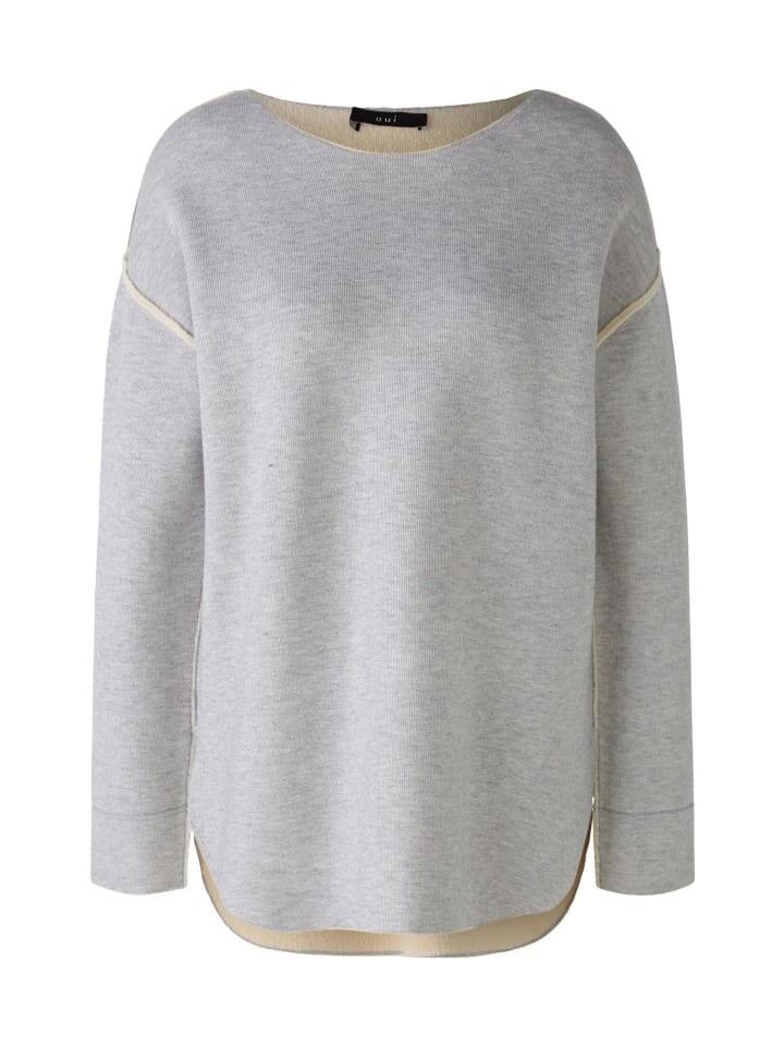 

Пуловер Oui Pullover, цвет lt grey camel