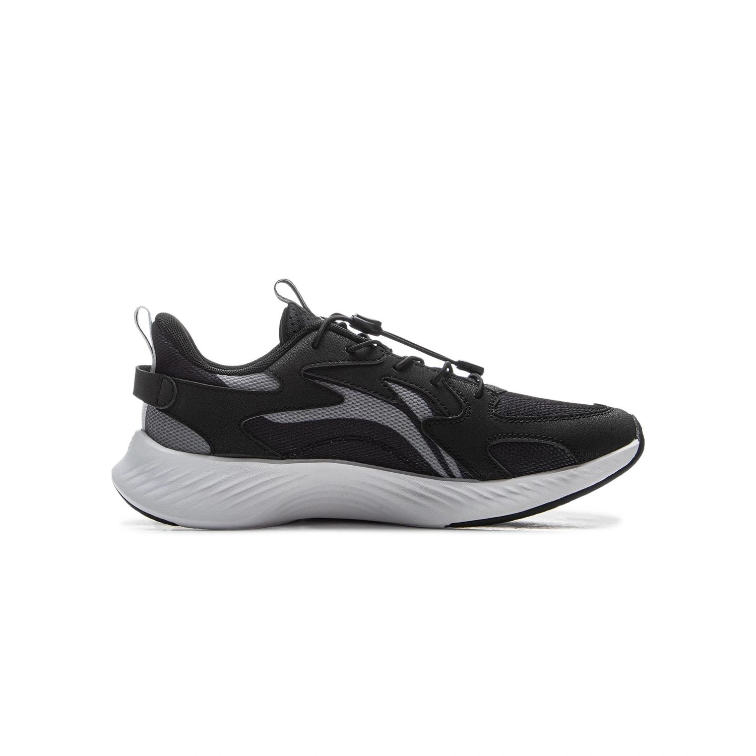LINING YOUNG Коллекция Sports Life Низкие детские кроссовки Lifestyle, черные, серые, детские — фото 2