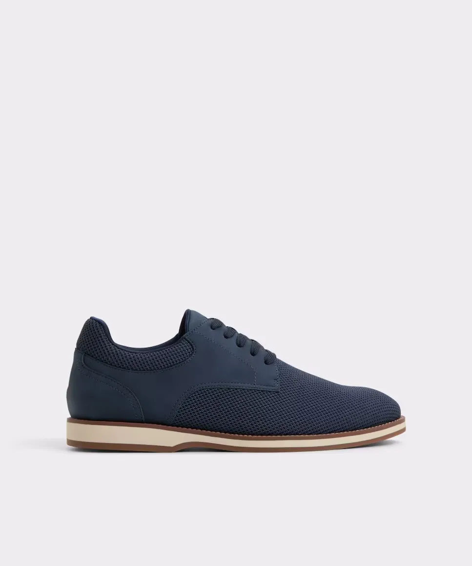 

Мужские туфли на шнуровке с круглым носком Aldo, тёмно-синий
