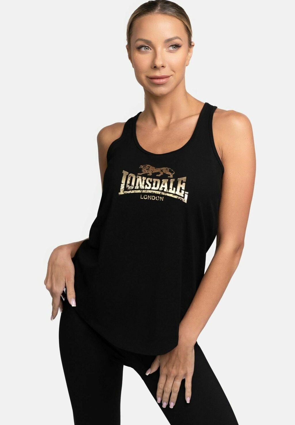 

Топ SINGLET LISMOYNY Lonsdale, цвет black gold
