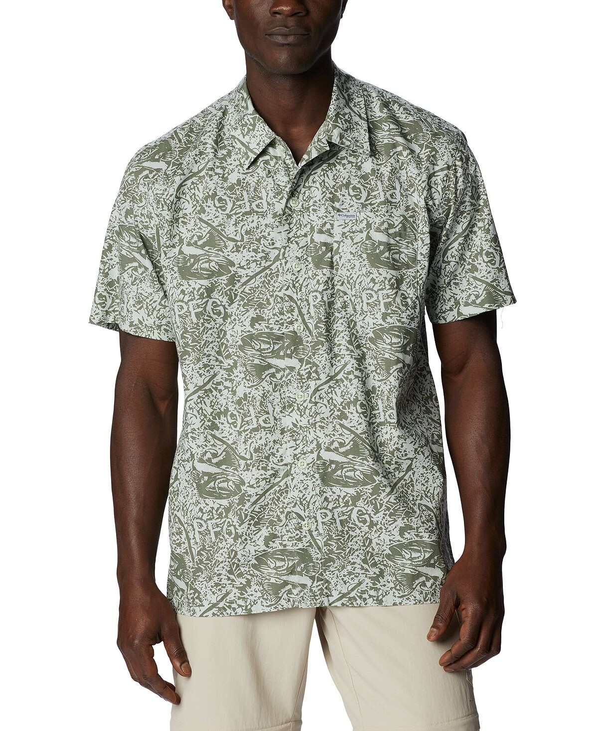 

Мужская рубашка с коротким рукавом PFG Trollers Best Columbia
