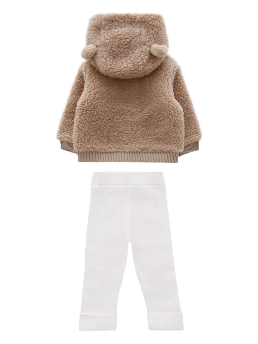 Спортивный костюм с капюшоном Moncler Enfant, нейтральный — фото 2