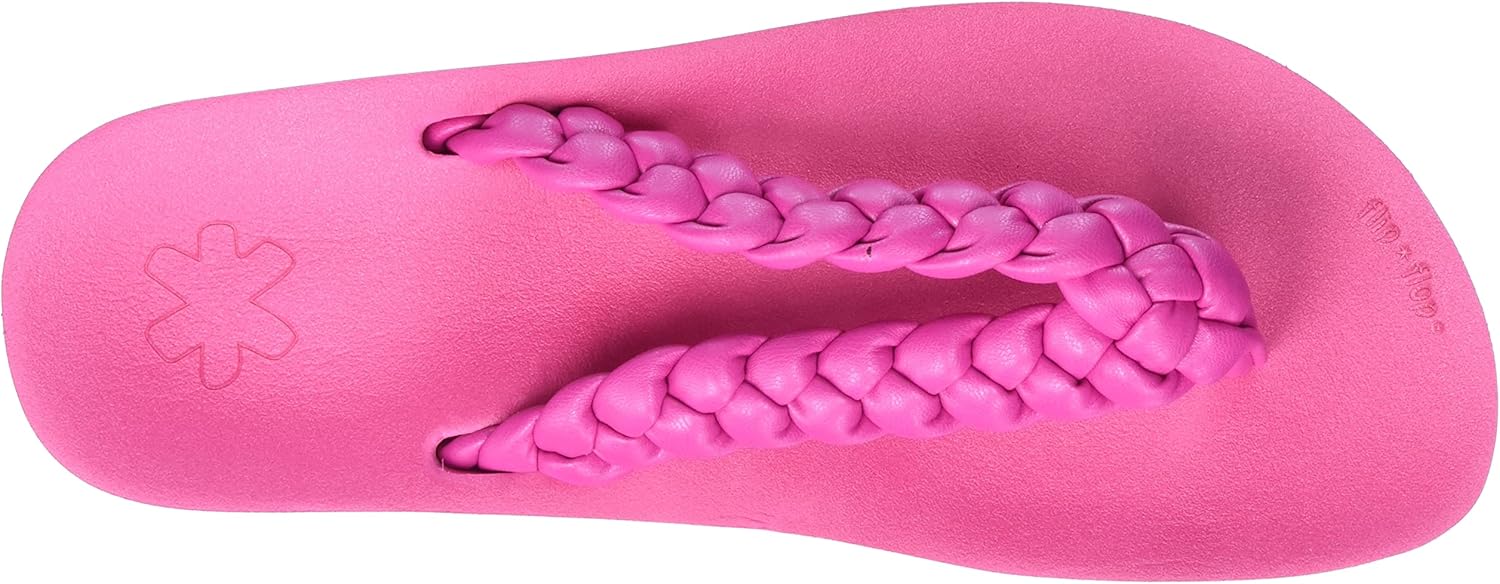 Сланцы унисекс с плетеной подошвой Flip*Flop, розовый — фото 3