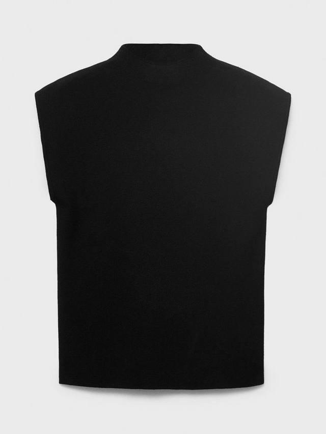 

Футболка Hemin без рукавов Regular Fit из вискозной смеси Mango, Black