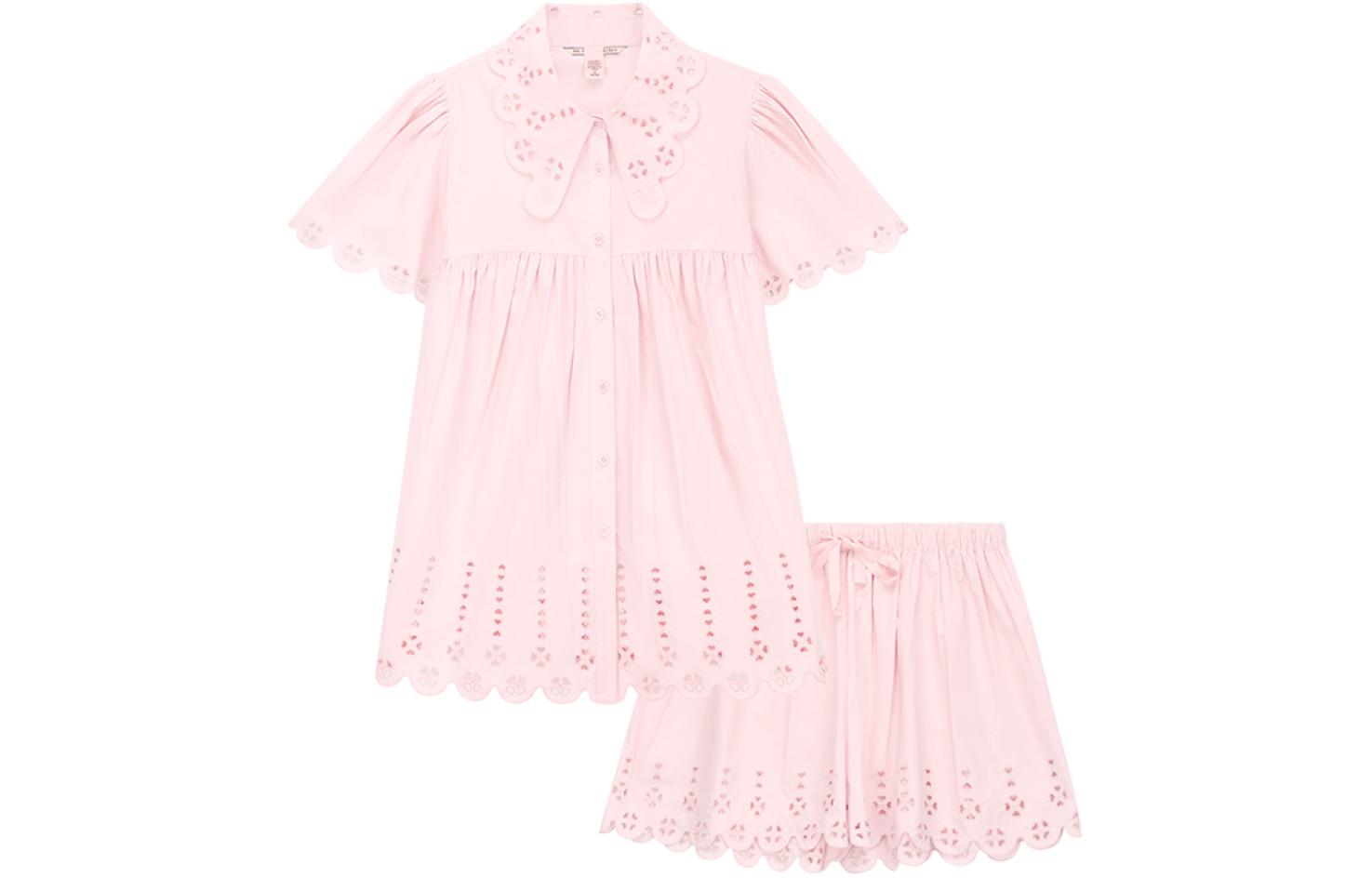 

Victoria's Secret Комплект пижамы SUSAN FANG SS24 для женщин, чистый розовый