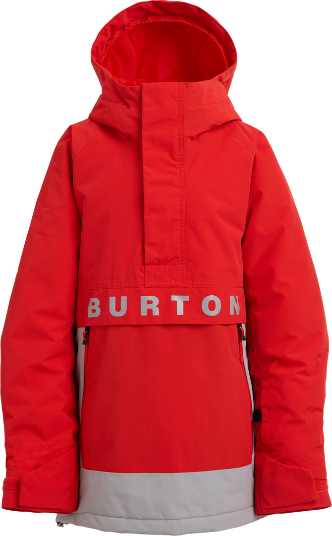 

Burton Детская куртка frostner anorak flame scarlet/silver sconce M