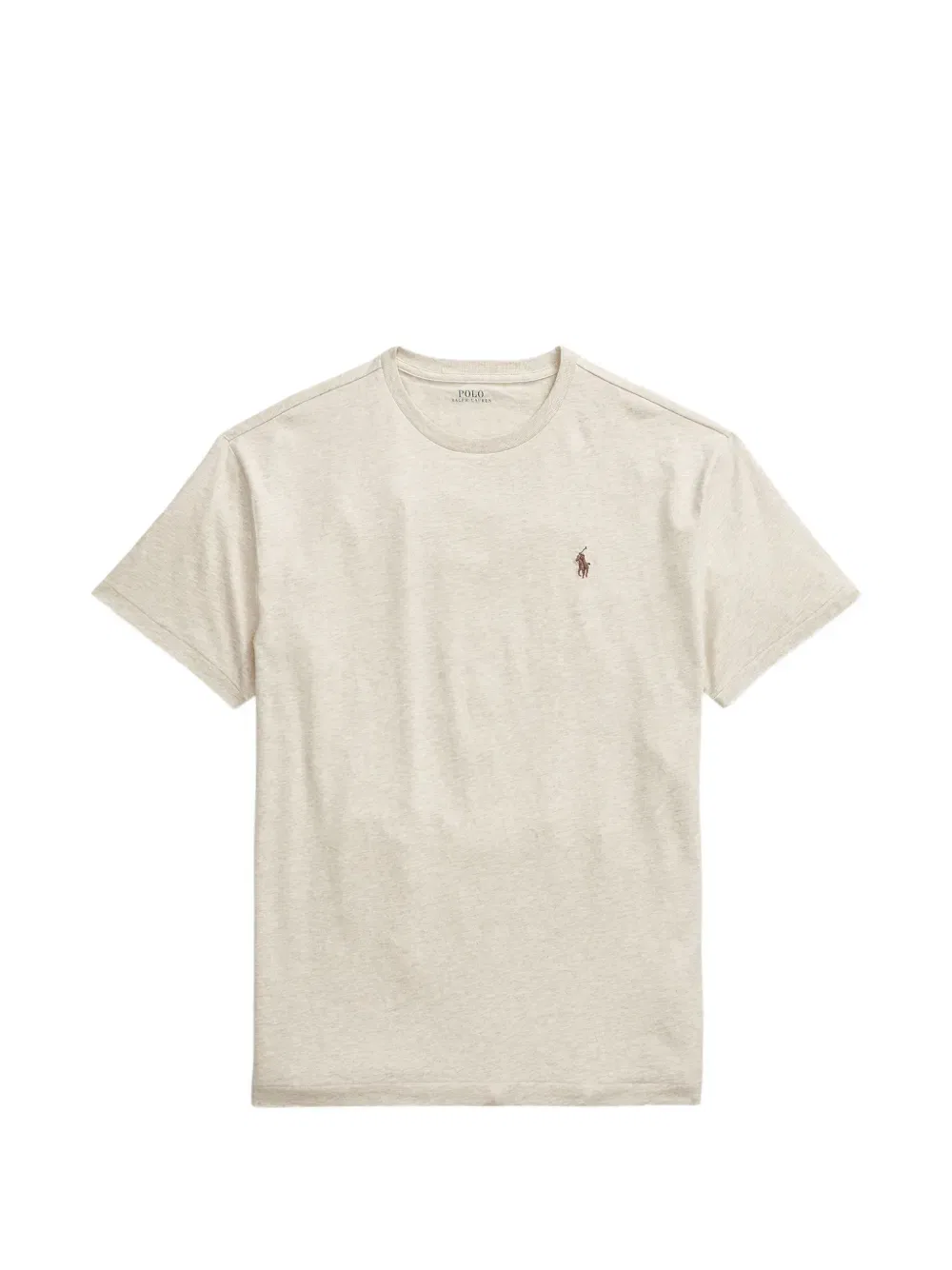 Футболка с вышитым логотипом Polo Ralph Lauren, нейтральный