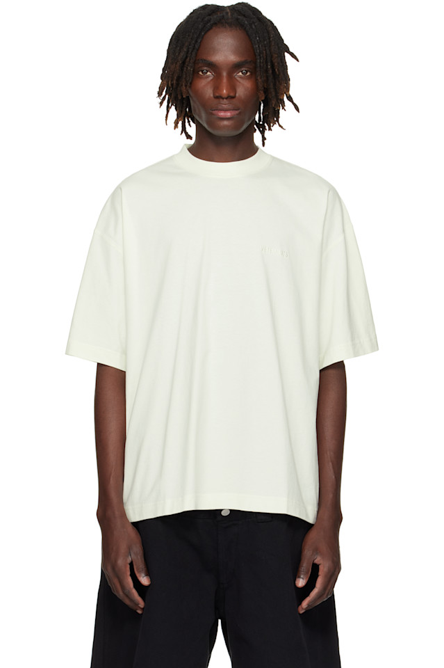 

Футболка Logo regular Vetements, белый