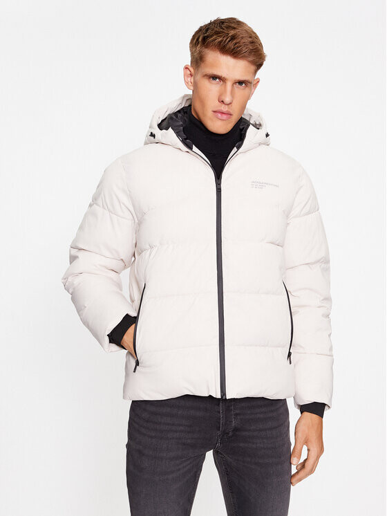 

Пуховик стандартного кроя Jack&Jones, экрю