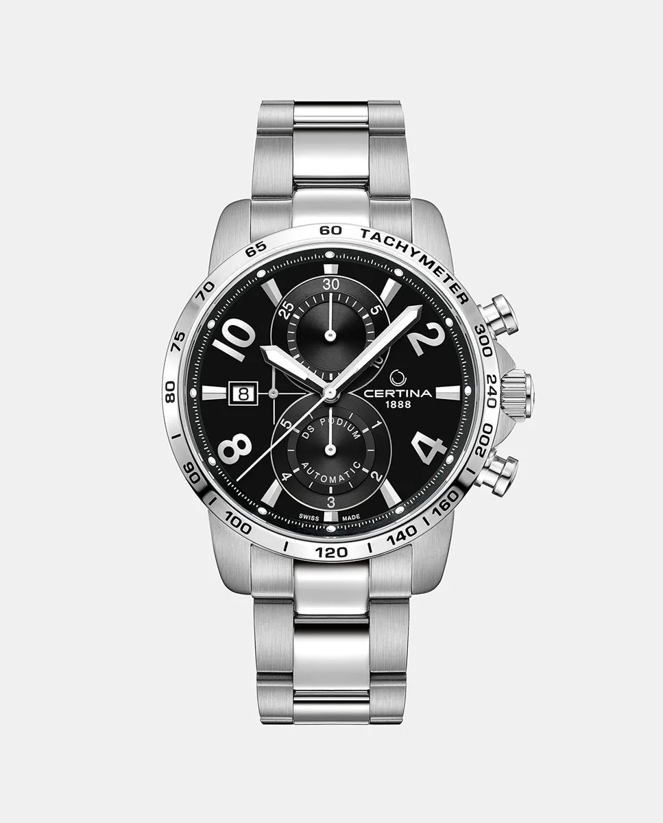 

DS Podium C0344271105700 Мужские часы из стали Certina, серебряный