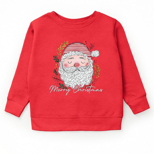 

Молодежный свитшот с новогодним принтом Santa Stripes The Juniper Shop, Red