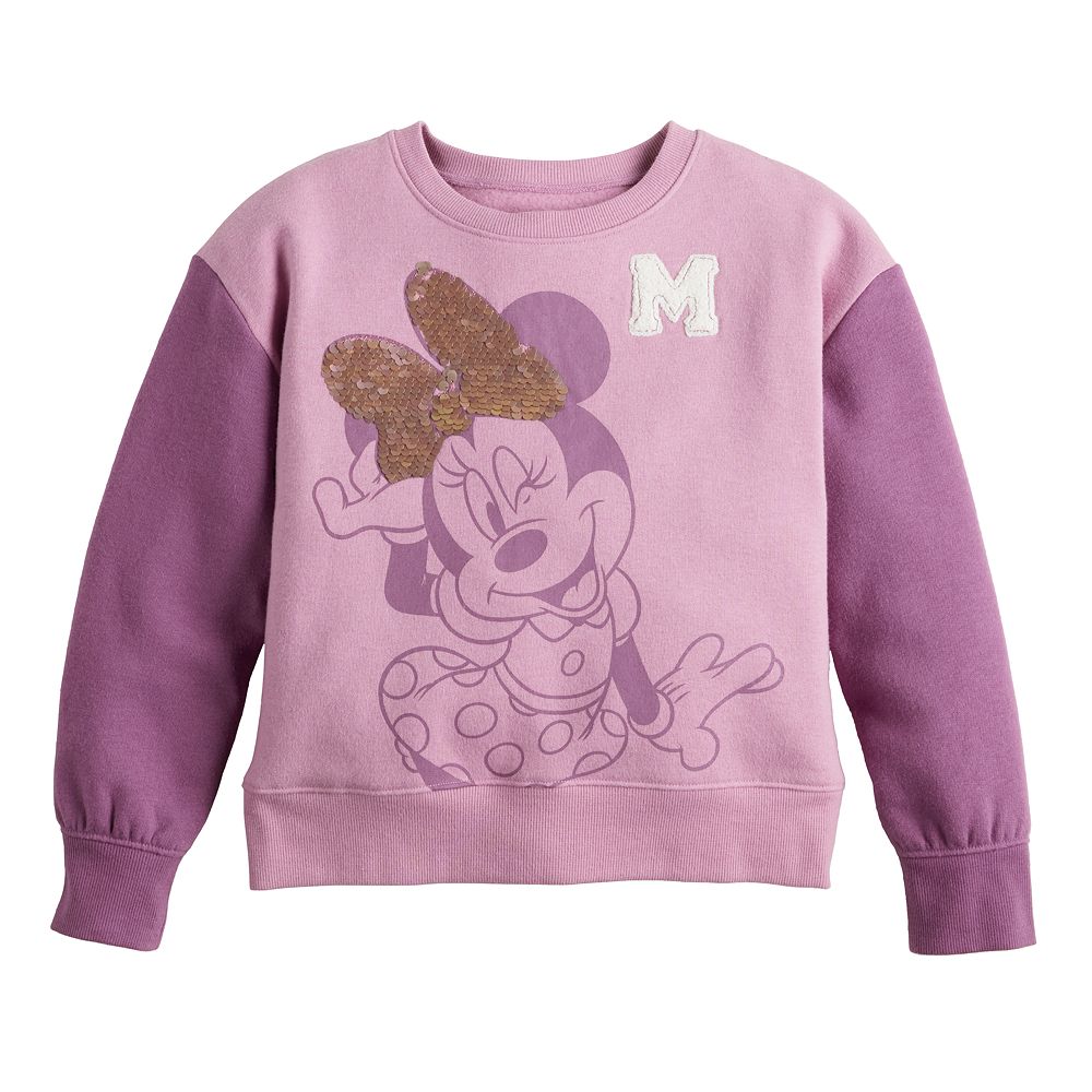 

Свитшот с круглым вырезом Disney's Minnie Mouse для девочек 4–12 лет от Jumping Beans Disney/Jumping Beans, цвет Tonal Purple Minnie