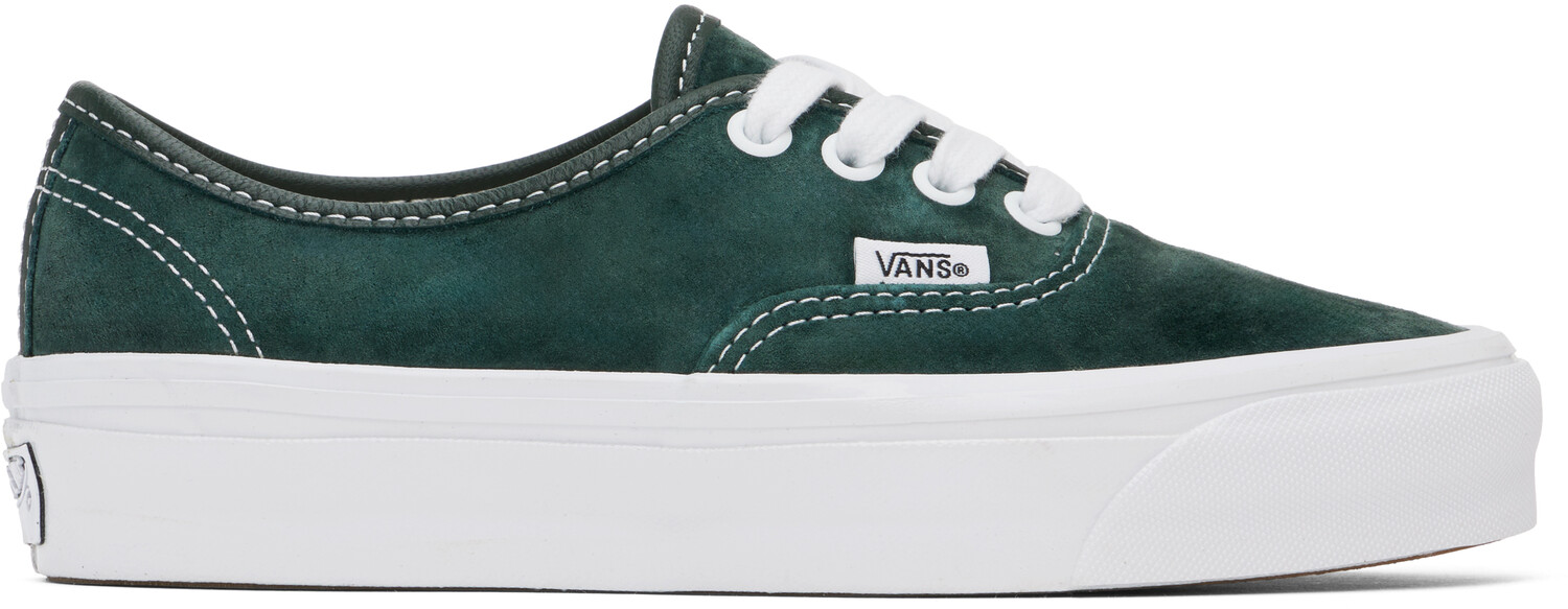 Зеленые замшевые кроссовки Premium Authentic 44 Vans