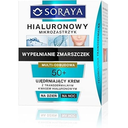 

SORAYA Hyaluronic Micro-Injection 50+ Мультивосстанавливающий дневной и ночной крем 50 мл