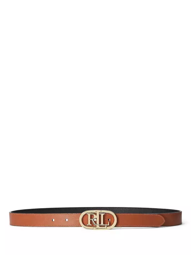 

Ремень Ralph Lauren Lauren Ralph Lauren Oval Reversible Leather, цвет black/tan