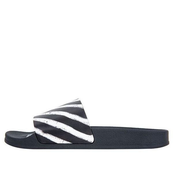 

Сандалии sliders 'graffiti - black white' 2020 Off-White, черный