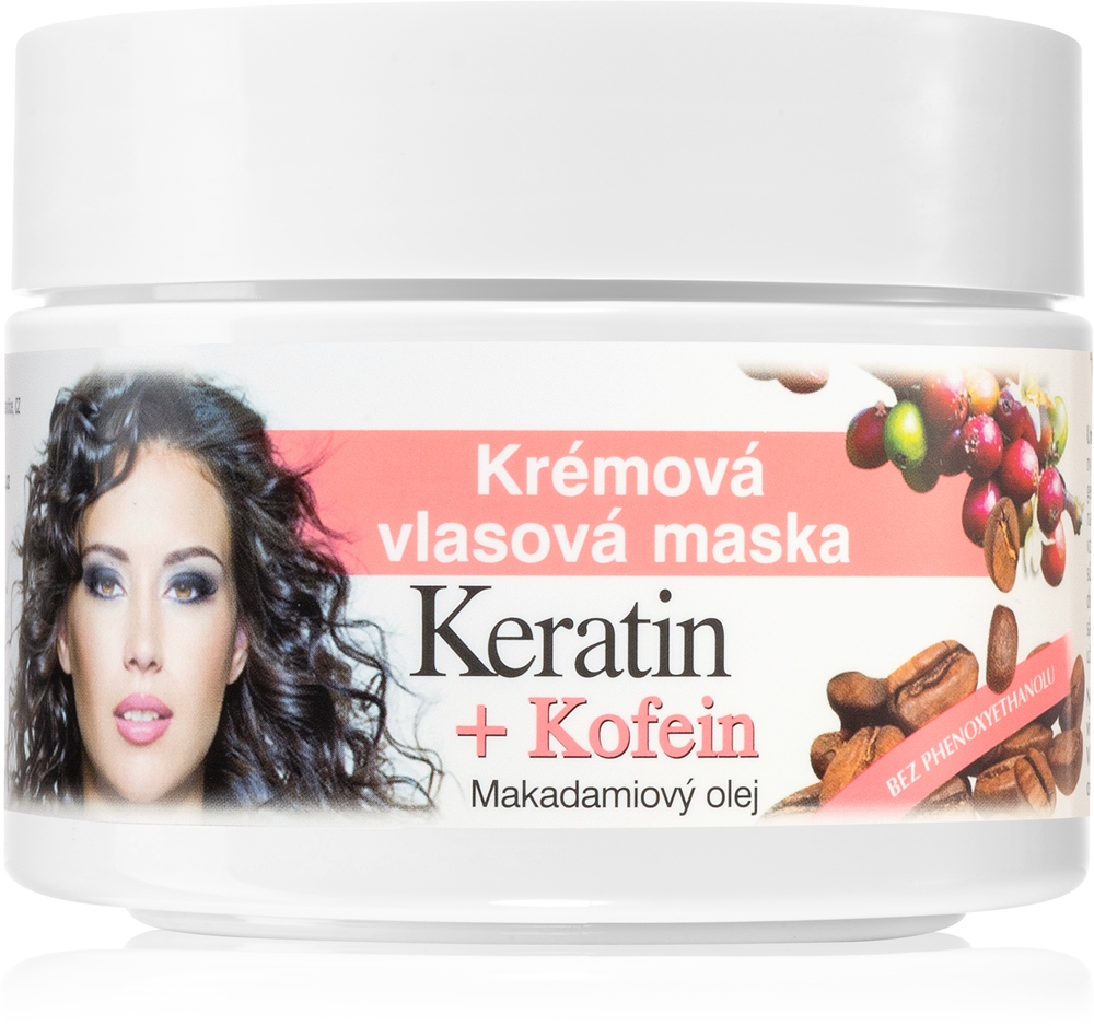 

Кремовая маска для волос с кератином и кофеином Bione Cosmetics, 260 мл