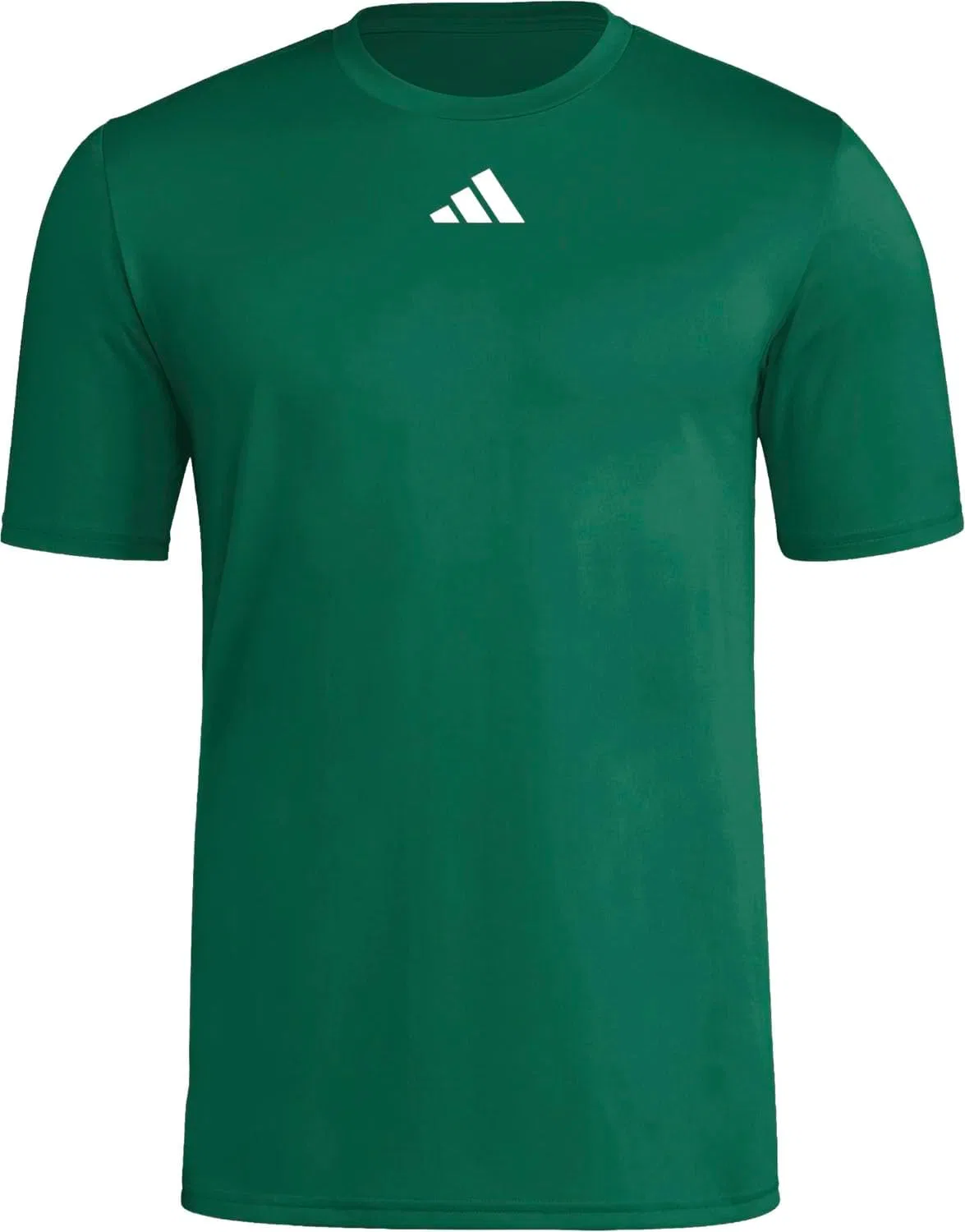 Футболка с коротким рукавом Pregame для мужчин от Adidas, темно-зеленый/белый