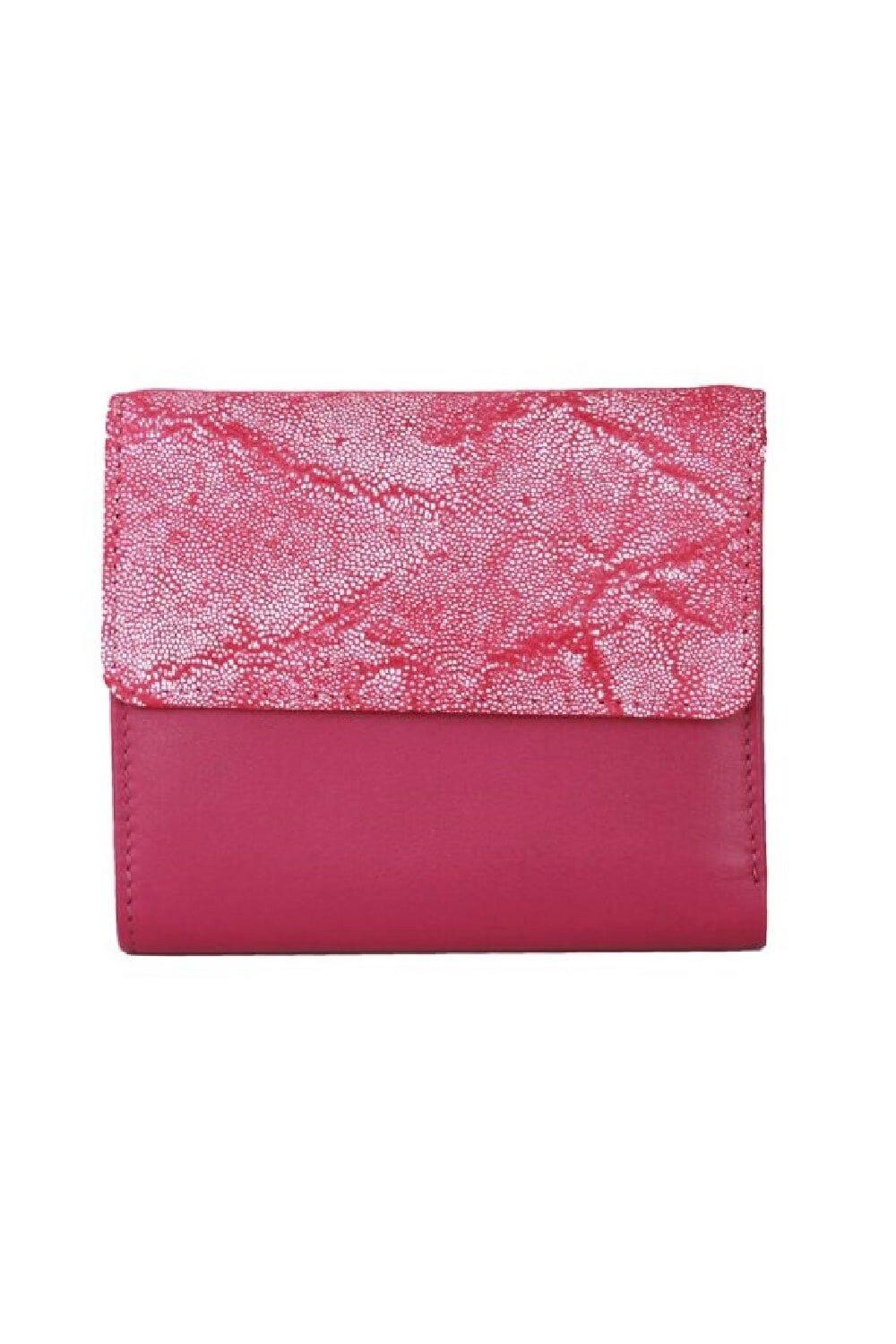 

Кошелек с тиснением фольгой Eastern Counties Leather, розовый