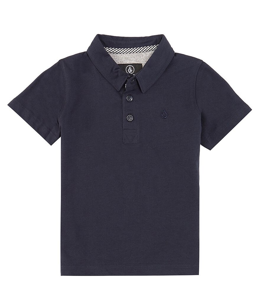 

Рубашка-поло Wowzer с короткими рукавами Volcom Little Boys 2T-7, синий