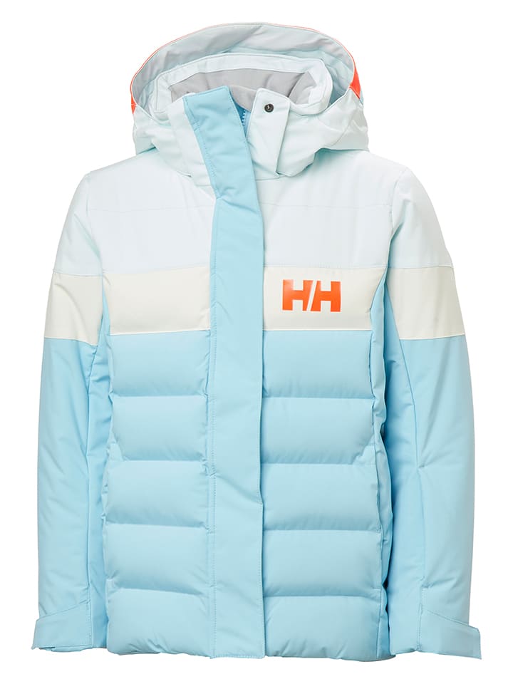 

Helly Hansen Горнолыжная/сноубордная куртка "Cyclone" светло-голубого/оранжевого цвета