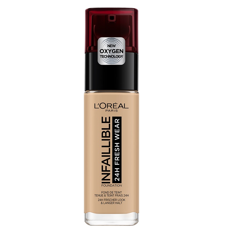 

Основа под макияж infaillible 24h fresh wear foundation L′Oréal Paris, цвет 200 sable dore, 30 мл