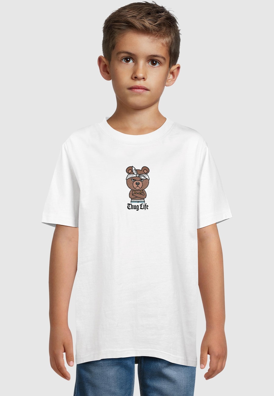 Рубашка Mister Tee Bandana Bear, белый — фото 3