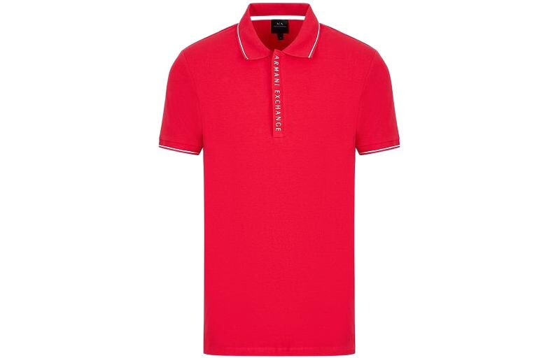 

Рубашка поло мужская красная Armani Exchange, красный