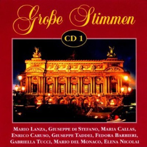 

CD диск Verdi / Lanza / Callas / Distefano / Tucci: Great Voices 1