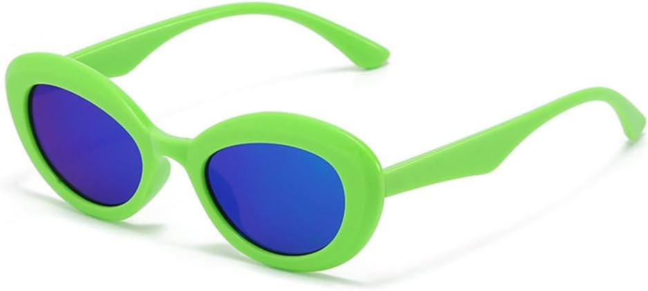 

Винтажные маленькие овальные солнцезащитные очки для женщин, модные овальные солнцезащитные очки, элегантные женские очки с защитой от УФ-излучения UV400 generic, Green