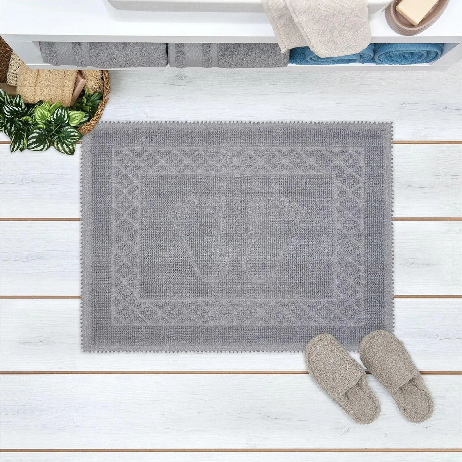

Коврик для ванной для ног Chilai Home - Серый - 40x60 см