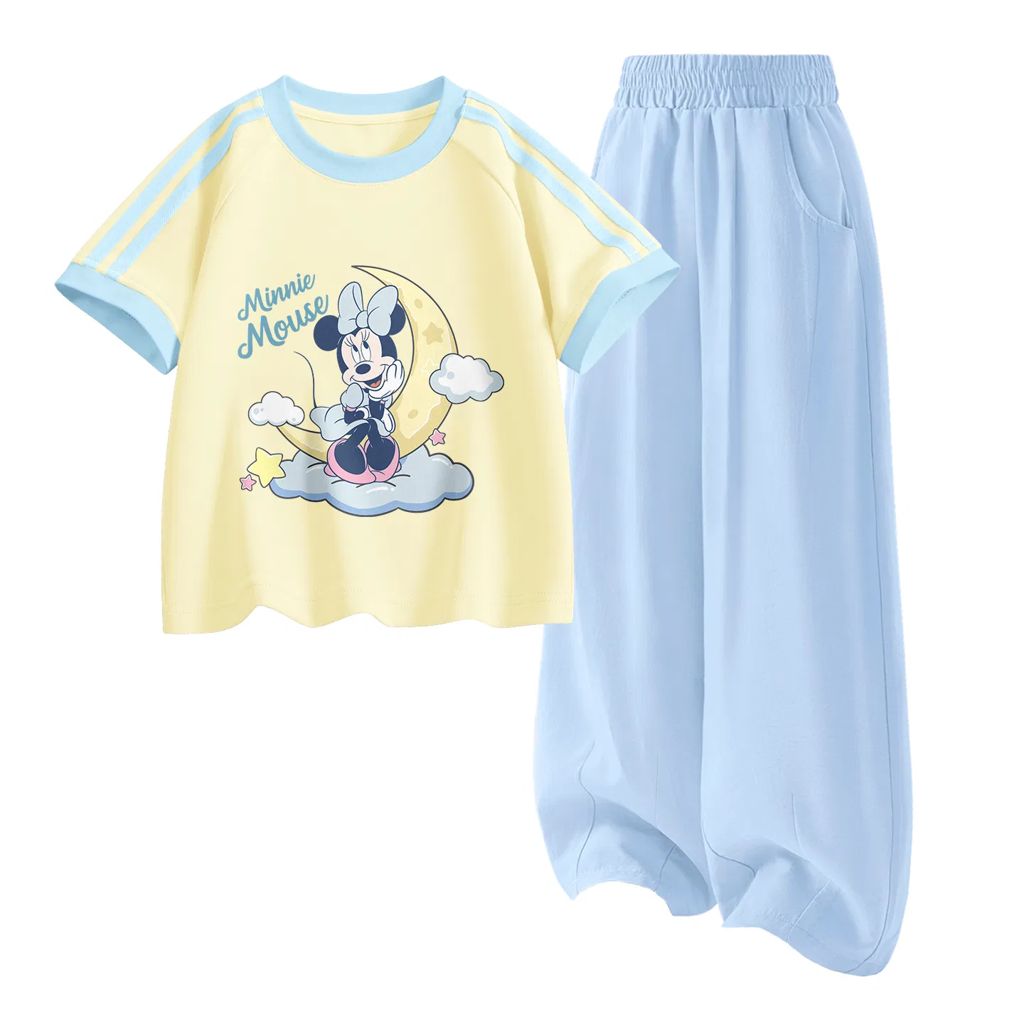 Детский спортивный костюм Casual Sportswear 2 Piece Set Disney, Dewy Flower K Honey Match+Dewy Flower K Cream Blue — фото 4