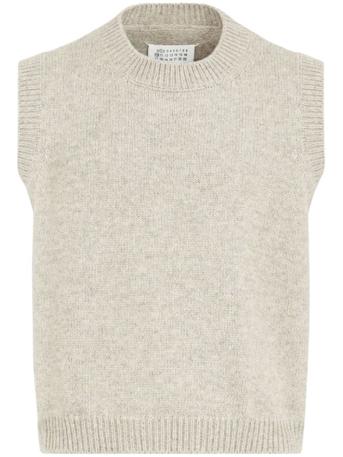 

Maison Margiela шерстяной жилет Shetland, нейтральный цвет