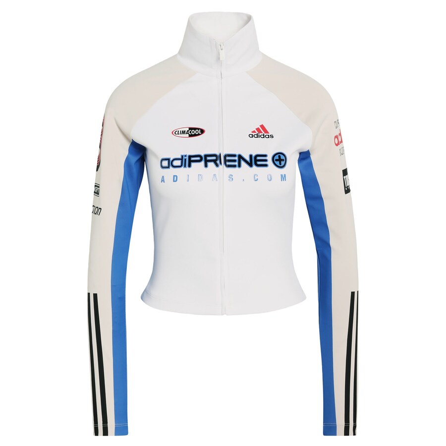 

Толстовка с капюшоном на молнии ADIDAS ORIGINALS, White/Off White