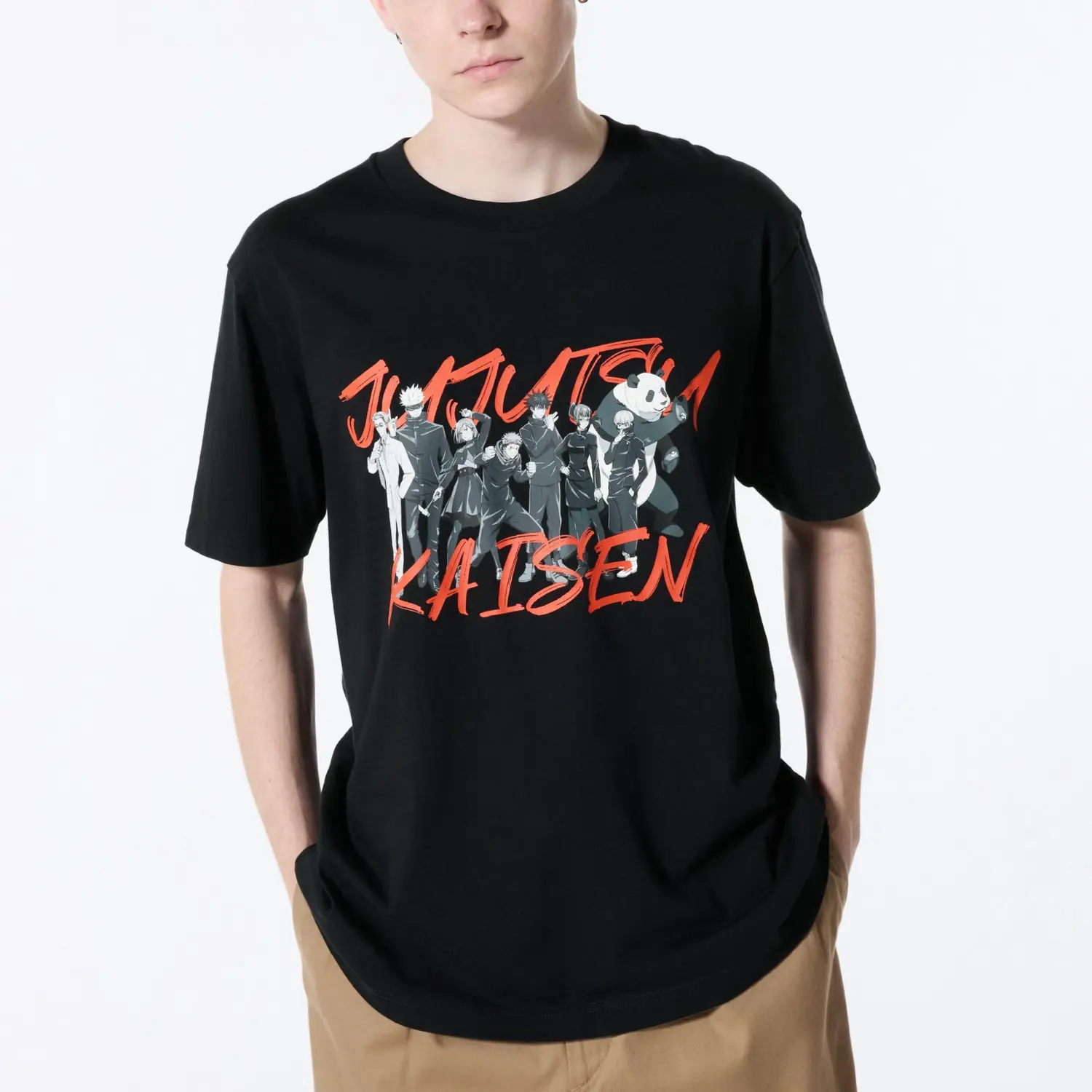 UNIQLO Футболка X Spell Fight Co titled Series Unisex Black — фото 4