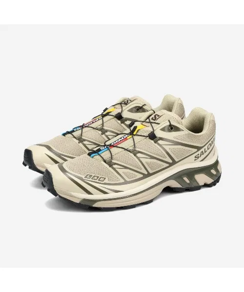 Унисекс кроссовки SALOMON XT-6 бежевые