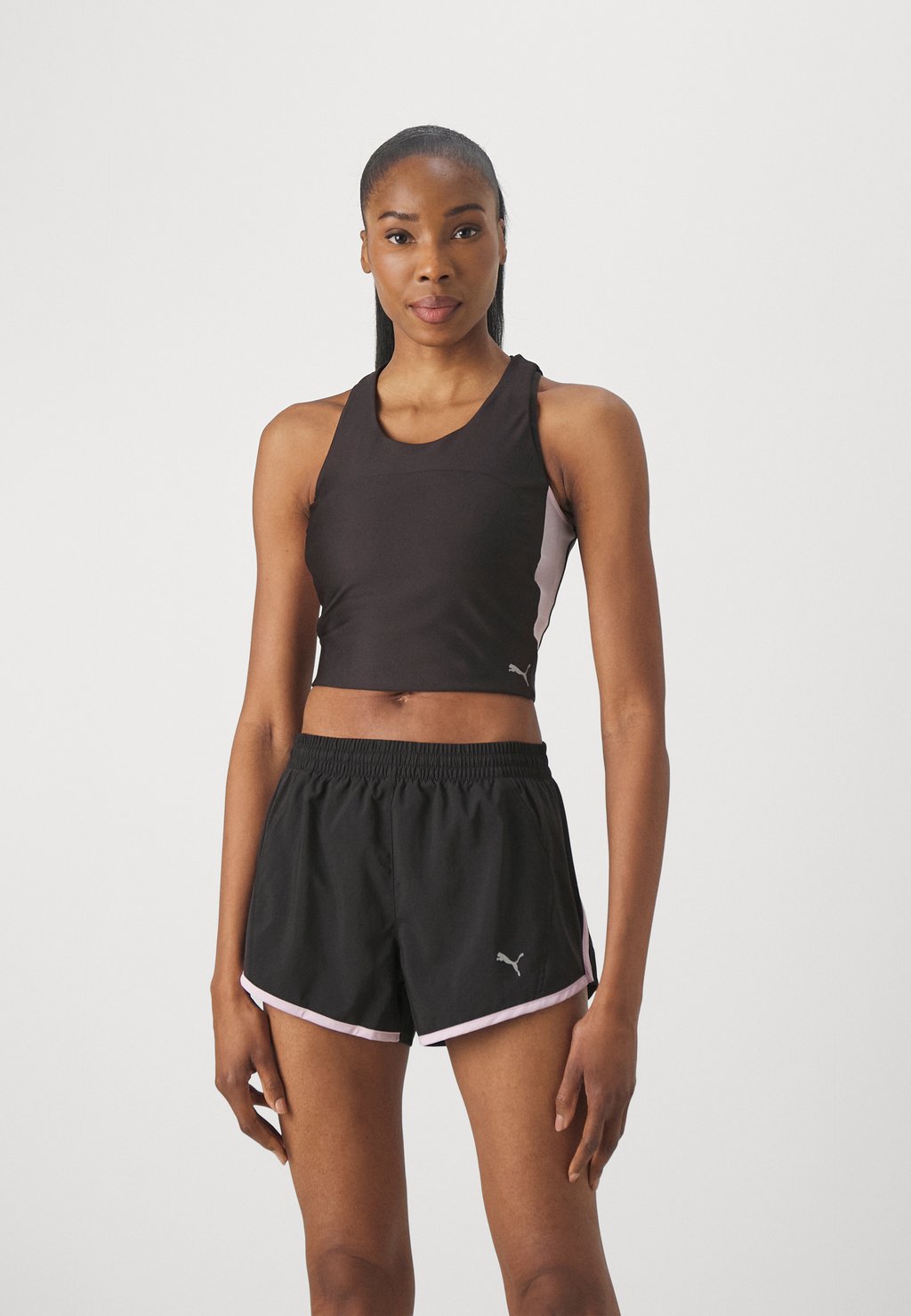 

Топ RUN ULTRAFORM CROP TANK Puma, цвет black/grape mist