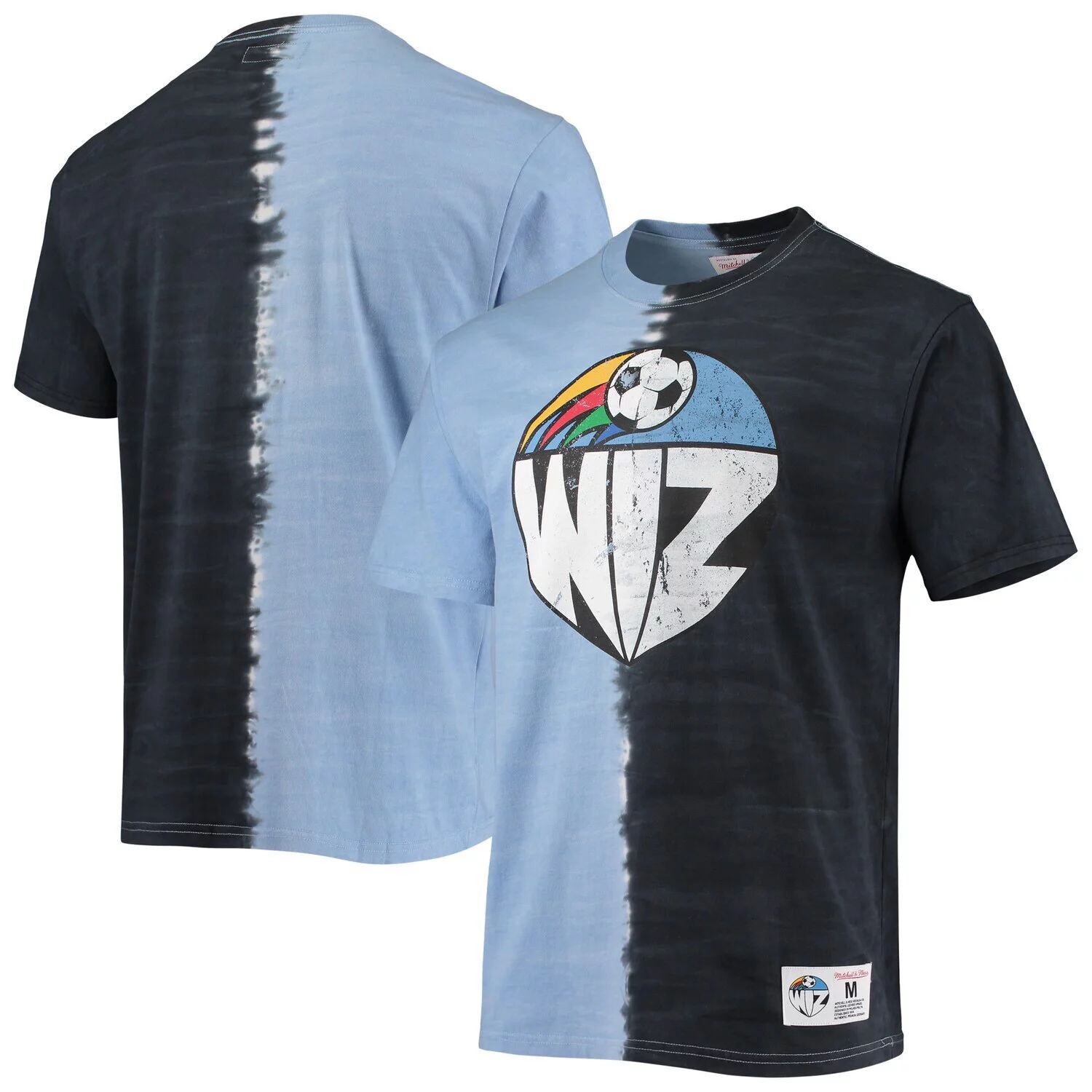 

Мужской топ Mitchell & Ness небесно-голубого цвета Kansas City Wiz с вертикальным принтом тай-дай, Синий, Мужской топ Mitchell & Ness небесно-голубого цвета Kansas City Wiz с вертикальным принтом тай-дай