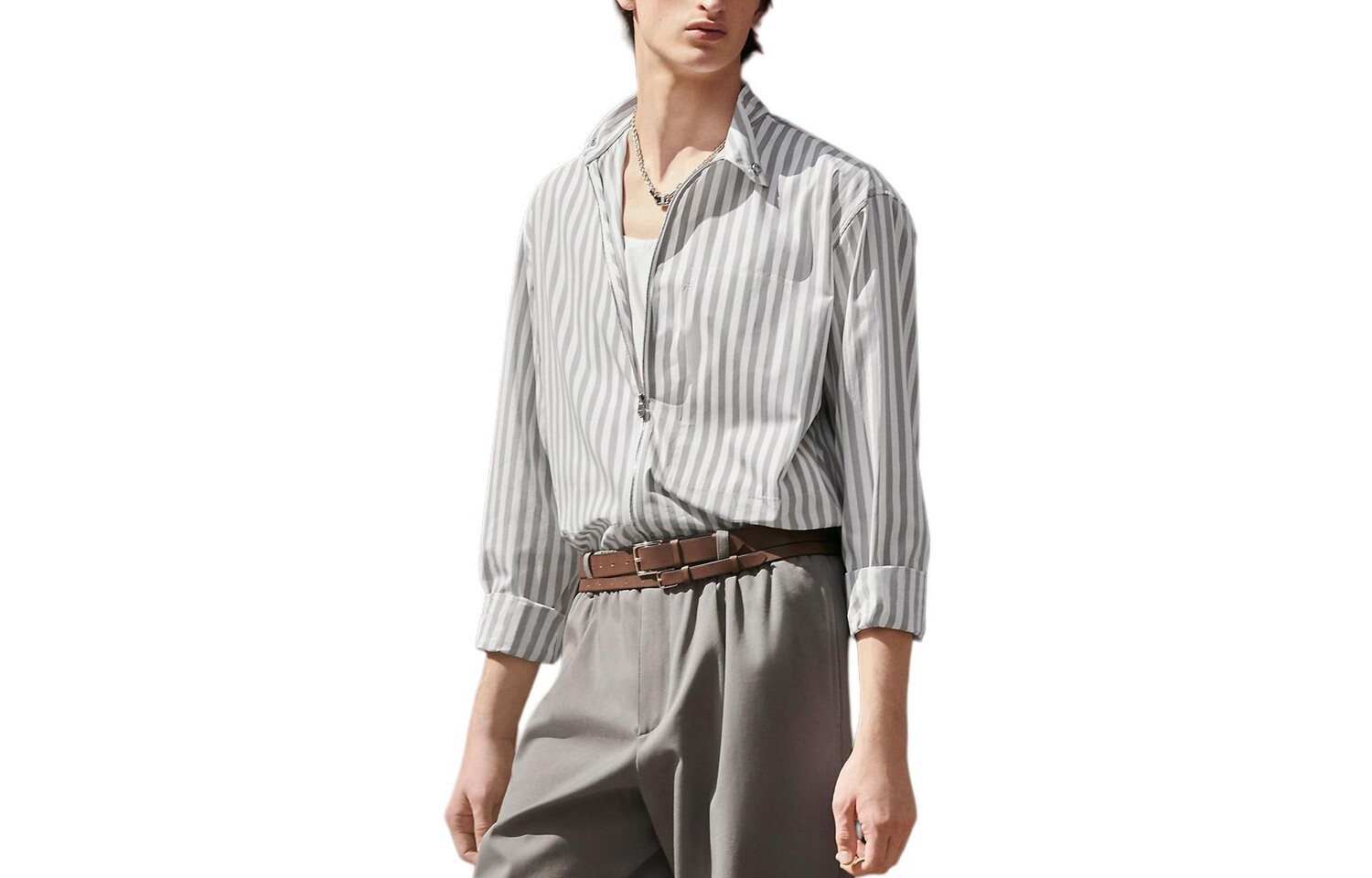 

Рубашка мужская Stone Grey Hermes, серый