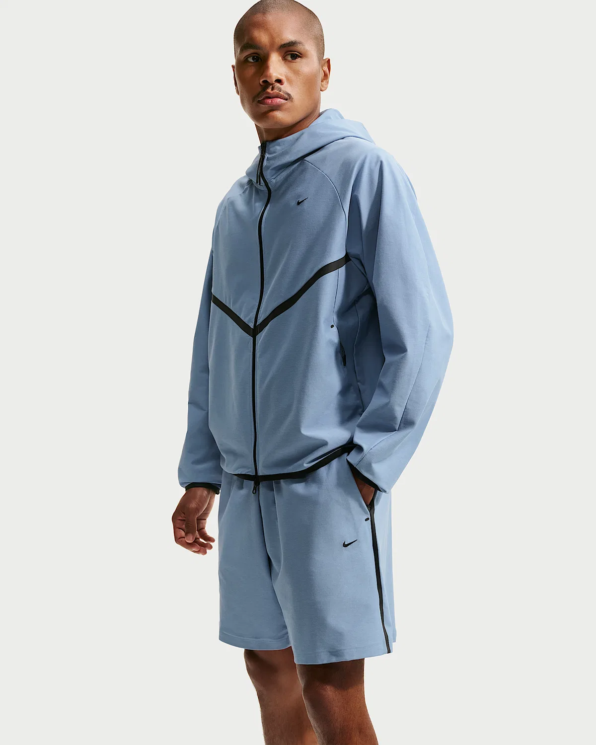 Мужские шорты Nike Tech Dri-FIT Shori Knit, Work Blue/Black — фото 4
