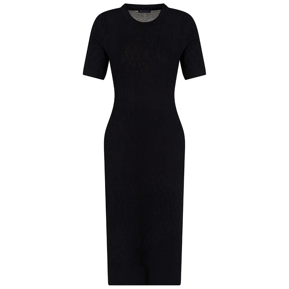 

Платье Armani Exchange XW000581_AF12875 short sleeve midi, черный