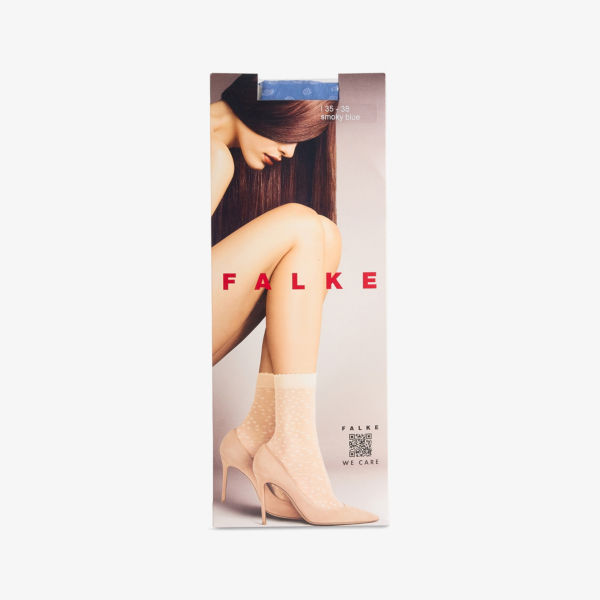 

Носки плетеные с узором Microbloom Falke, синий