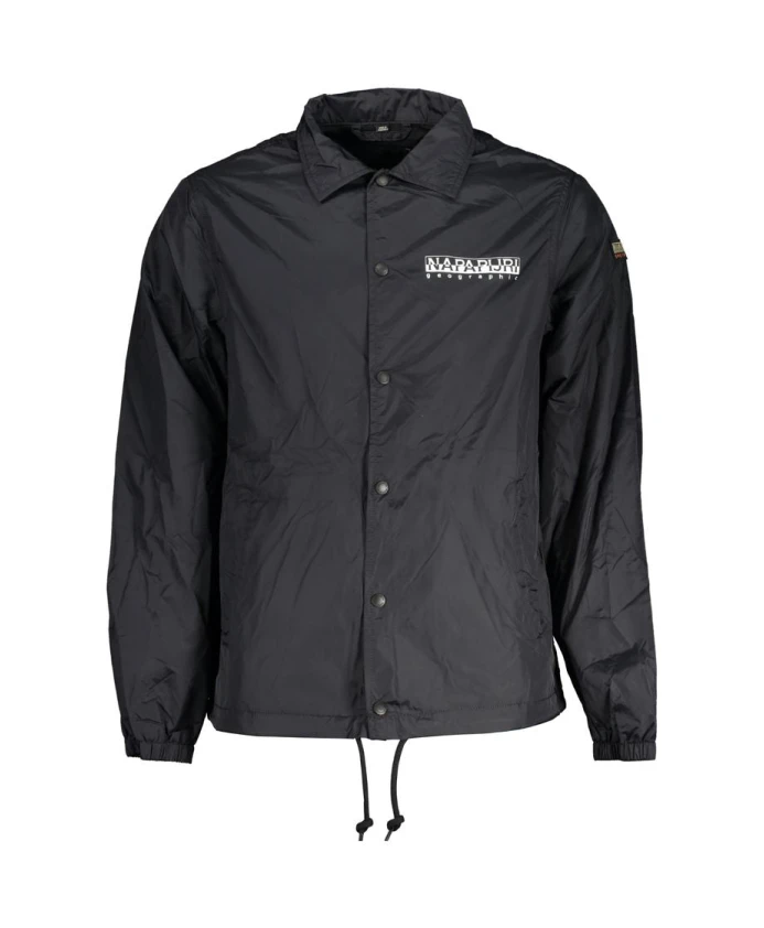 

Элегантная водонепроницаемая спортивная куртка с контрастными деталями. Napapijri, черный