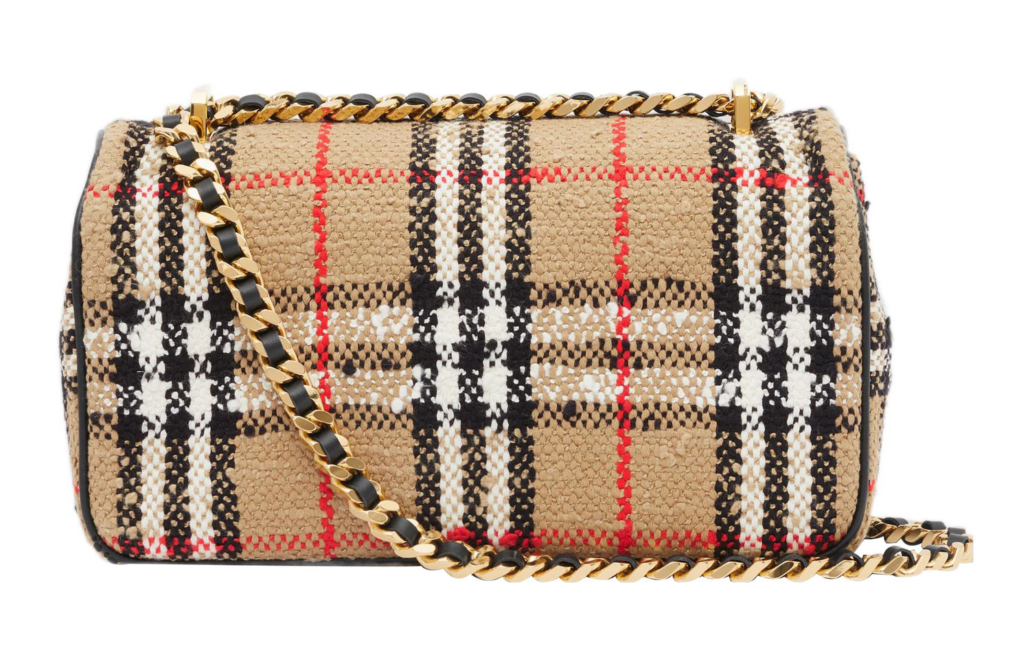 Burberry Сумка Лола Бэг Флорал Твид Женская Коричневая — фото 3